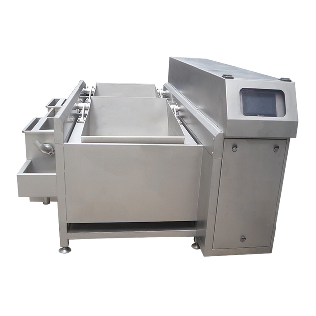 LV-628 Двухкамерная стиральная машина для непрерывной мойки овощей, фруктов, мяса, морепродуктов, стиральная машина для очистки